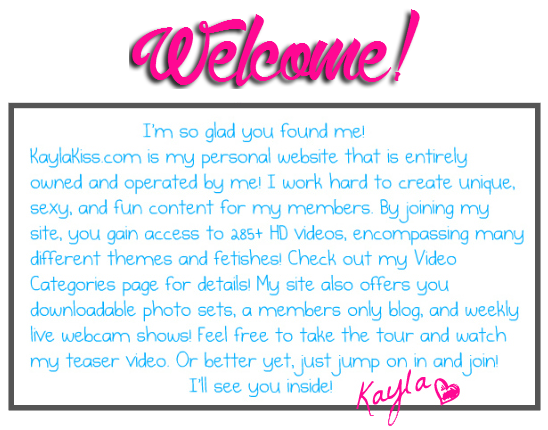 Welcome to Kaylakiss.com